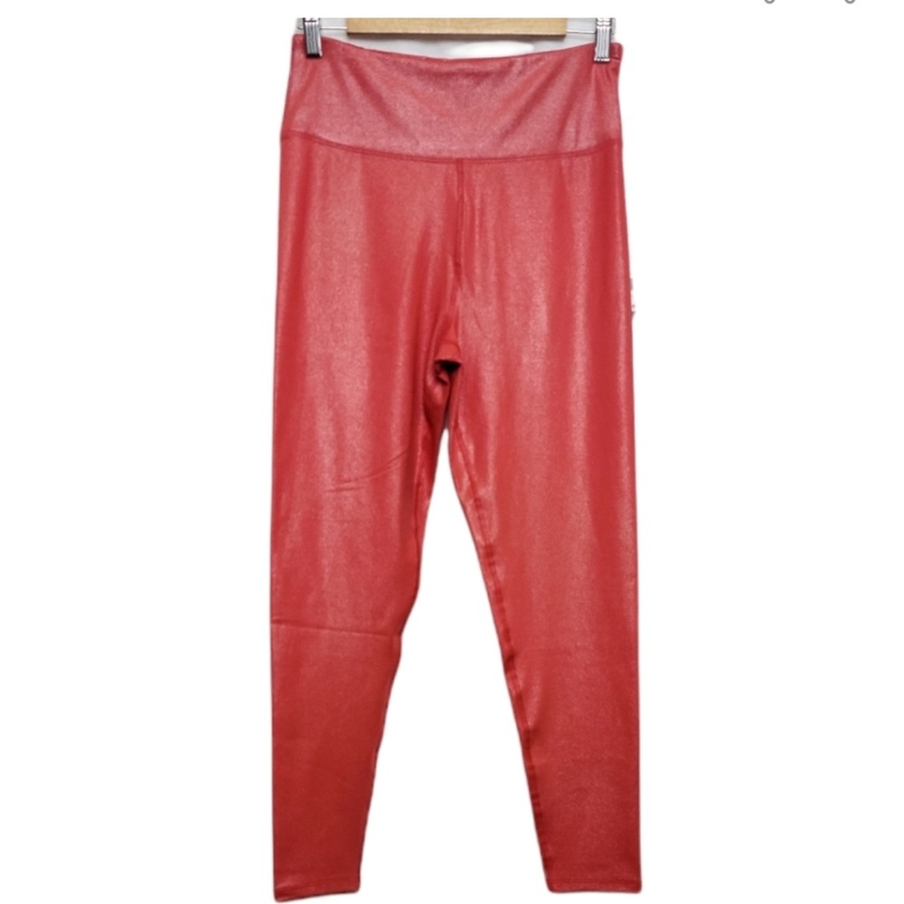 NWT Nanette Lepore High Waisted Sparkly Red Tights